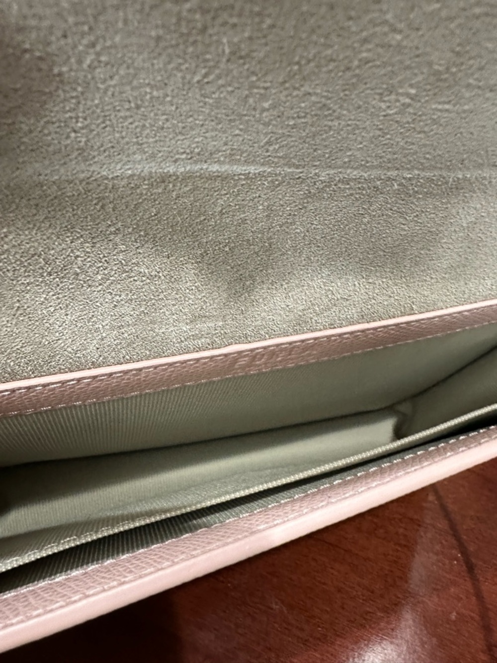 Furla Floral Leather Wallet on Chain / Crossbody Clutch - Picture 10 of 13